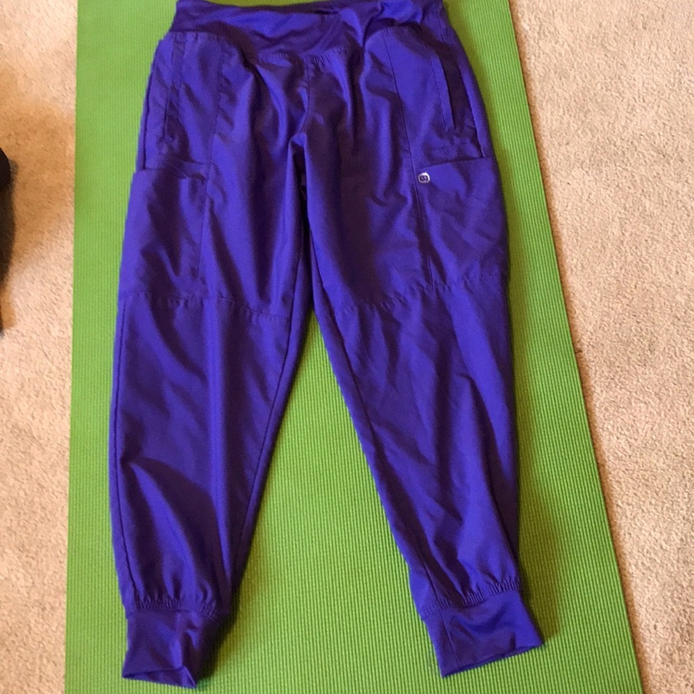 Wonder-wink Scrub Pants; Large; Purple